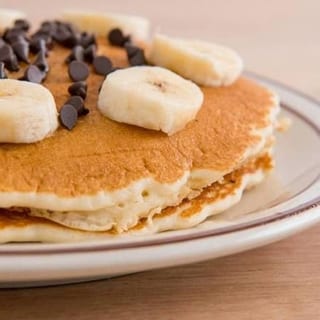Chocolate Chip with Banana Pancakes