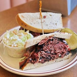 Hot Pastrami Sandwich