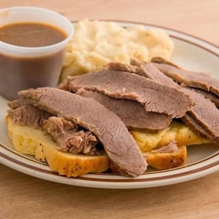 Open Face Brisket