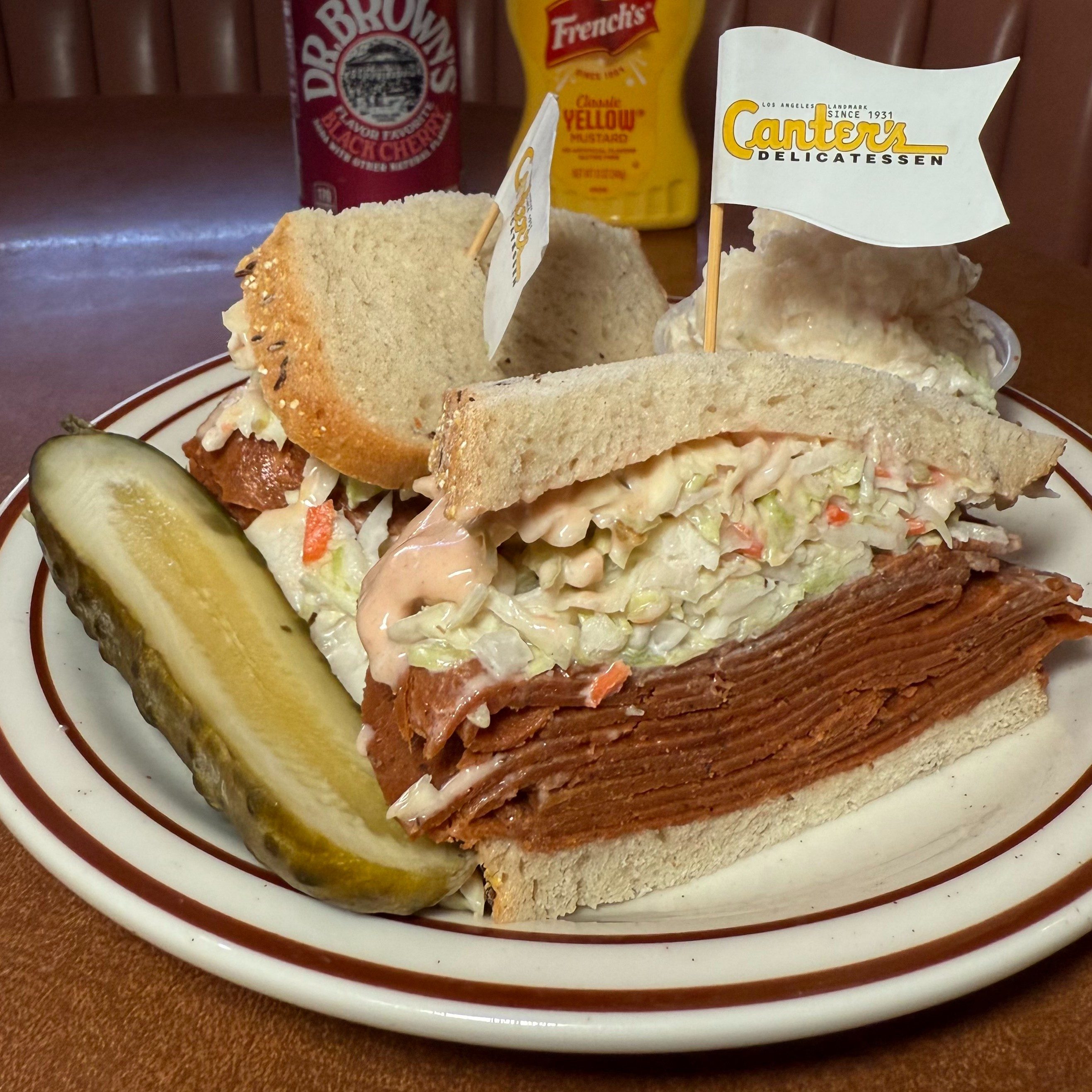 Brooklyn Style Mrs Goldfarbs Vegetarian, Corned Beef or Pastrami.