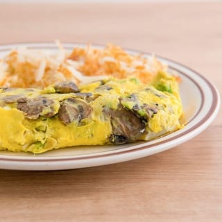 Green Chile, Mushroom and Jack