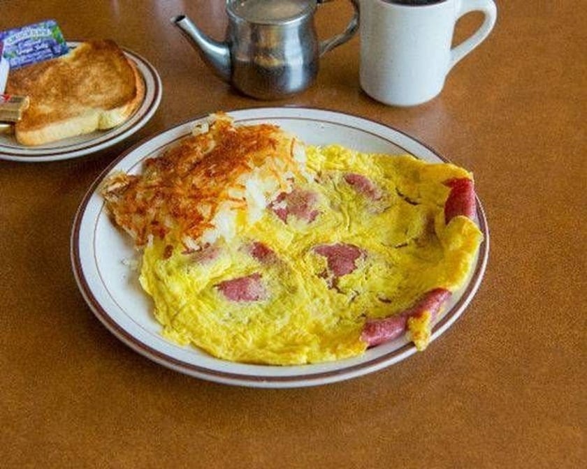 Salami and Eggs.