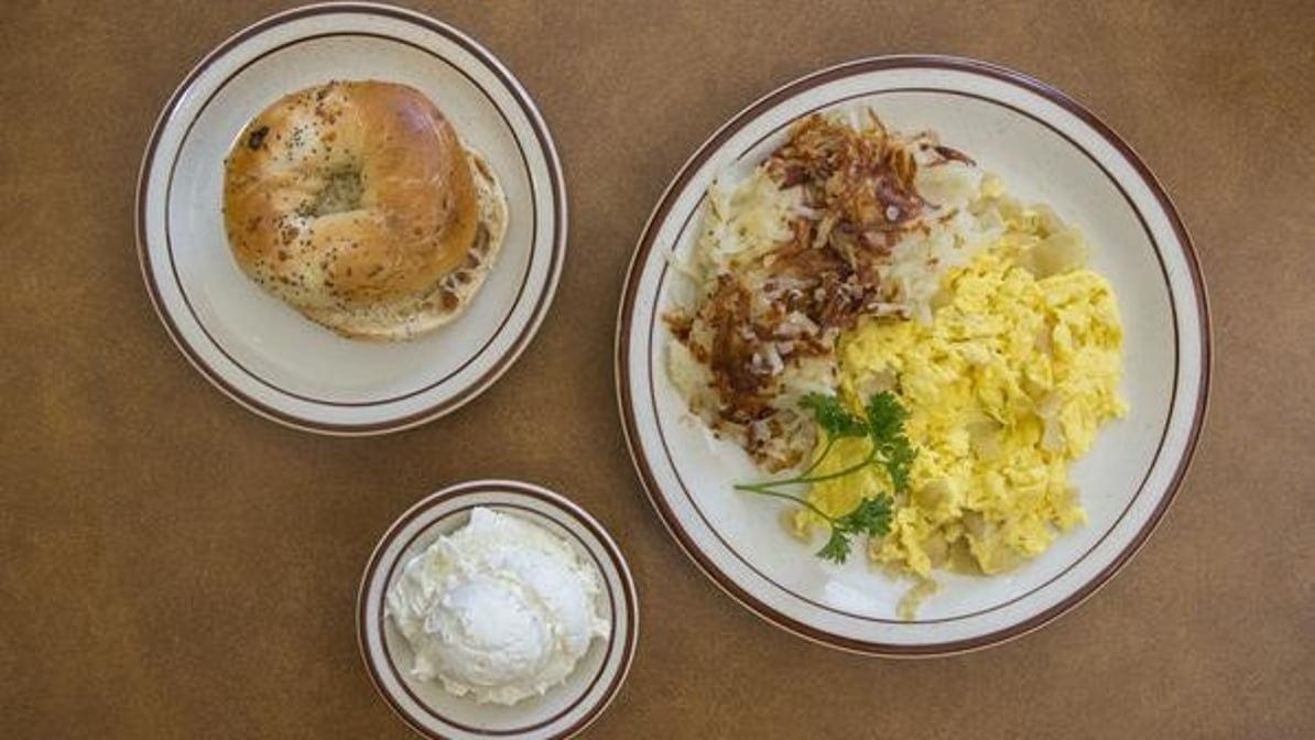 Eggs & Onions Scrambled.