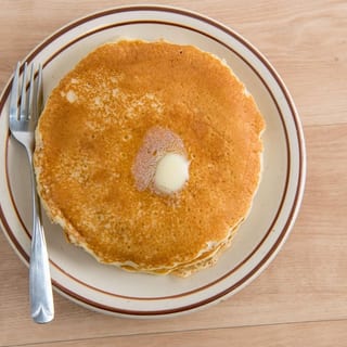 7 Grain Almond Granola Pancakes