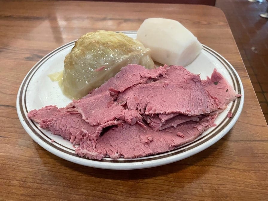 Corned Beef & Cabbage.