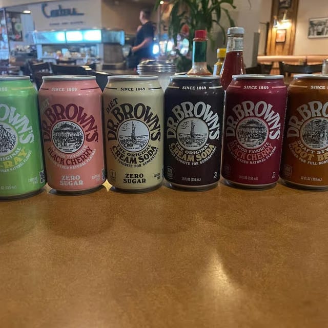 Dr. Browns Soda.