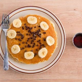 Choco Chip with Banana Pancakes