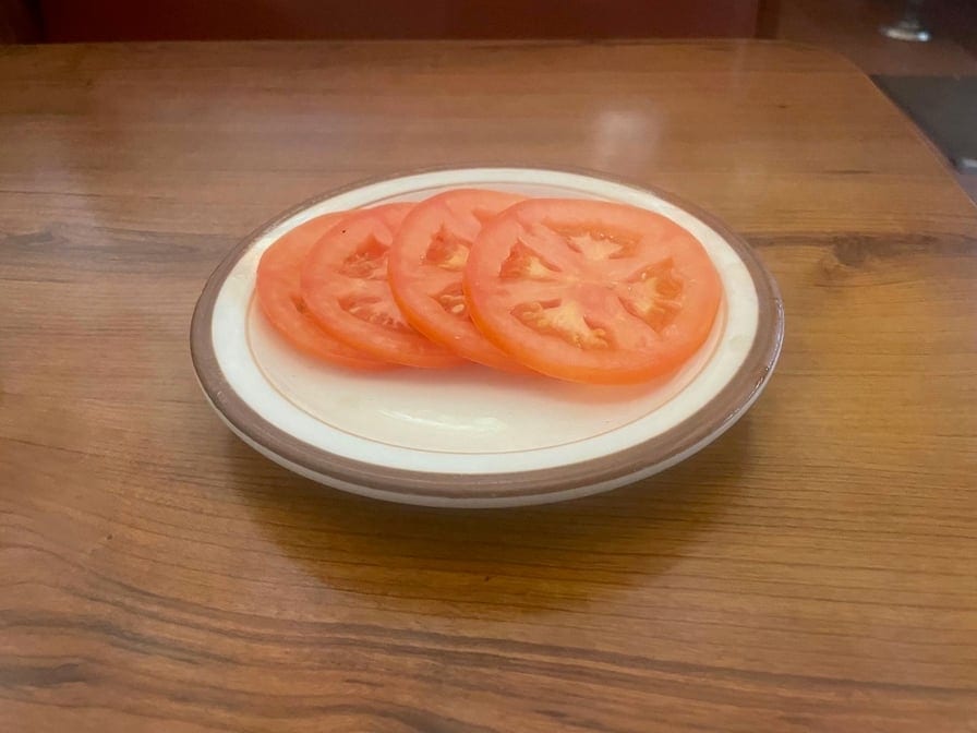 Sliced Red Tomatoes.