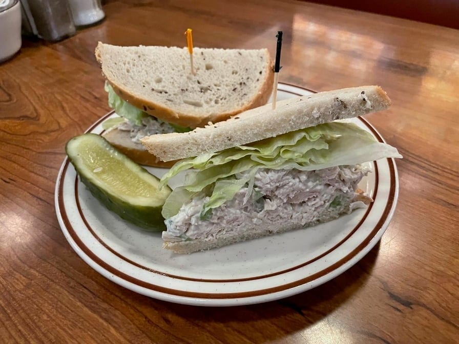 Turkey Salad Sandwich.