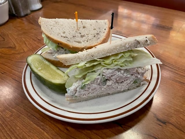 Turkey Salad Sandwich.