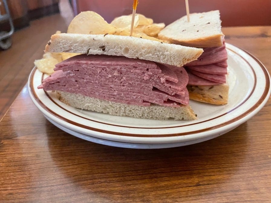 Salami Sandwich.