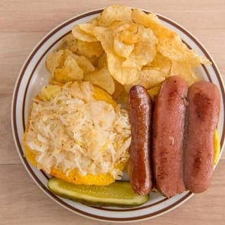 Buck Benny Knockwurst Sandwich