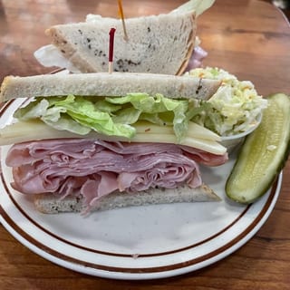 Baked Ham & Swiss Sandwich