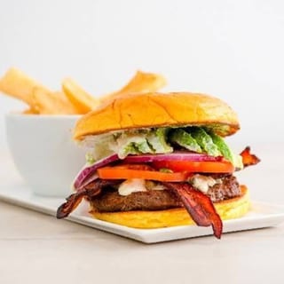 Black and Blue Burger