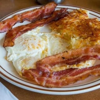 Thick Cut Bacon & Eggs