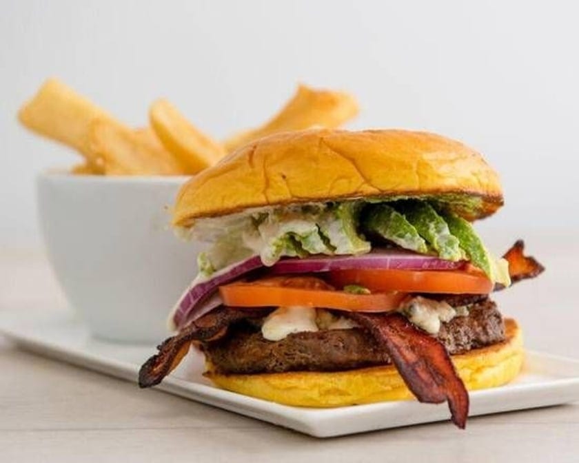 Black & Blue Burger.