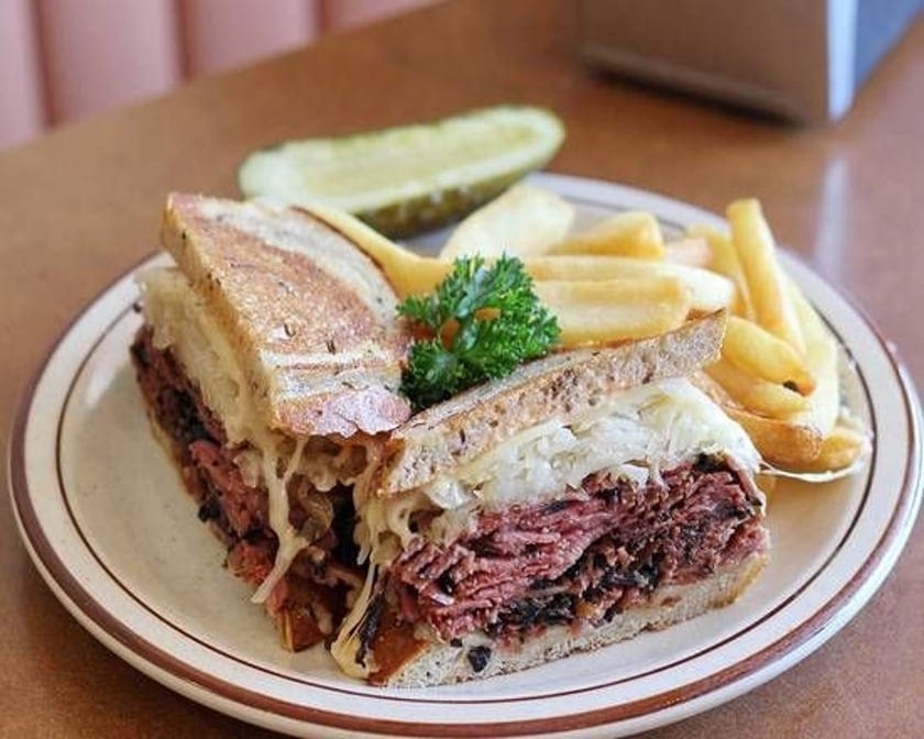 Turkey Reuben Sandwich.