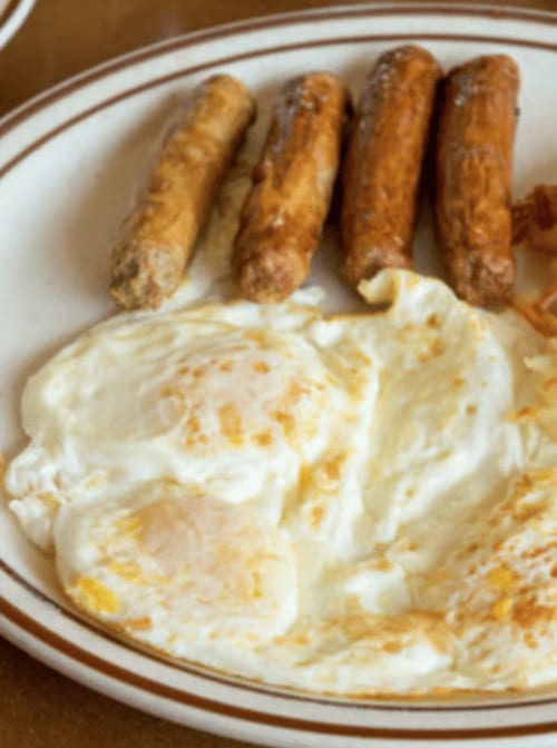 Franks & Eggs.