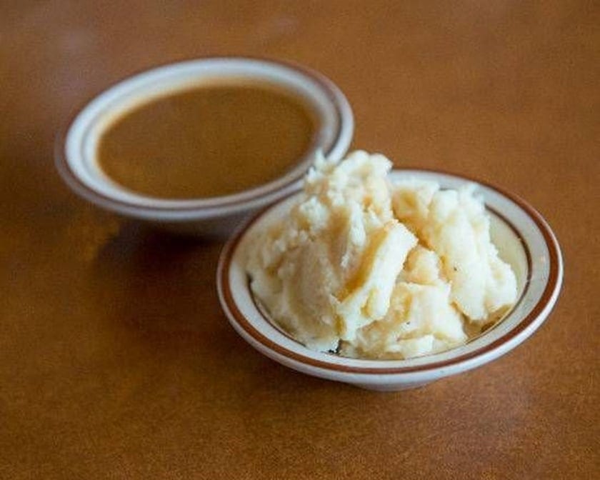 Mashed Potatoes and Gravy.