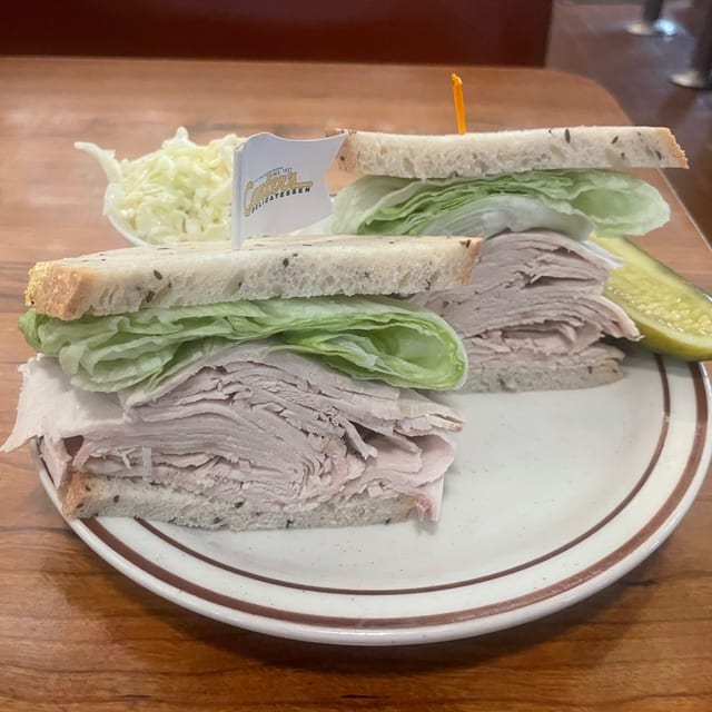 Oven-Roasted Turkey Sandwich.