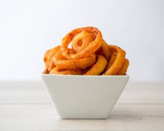Beer Battered Onion Rings.