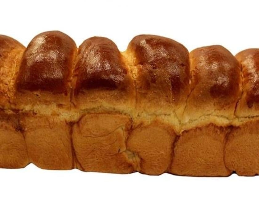 Sliced Challah Bread.