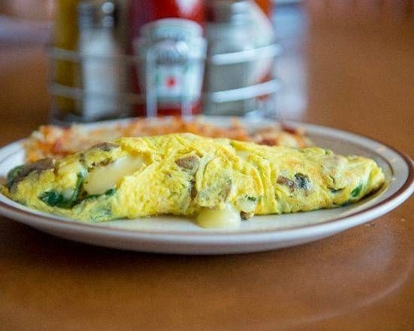 Spinach, Mushroom and Jack.