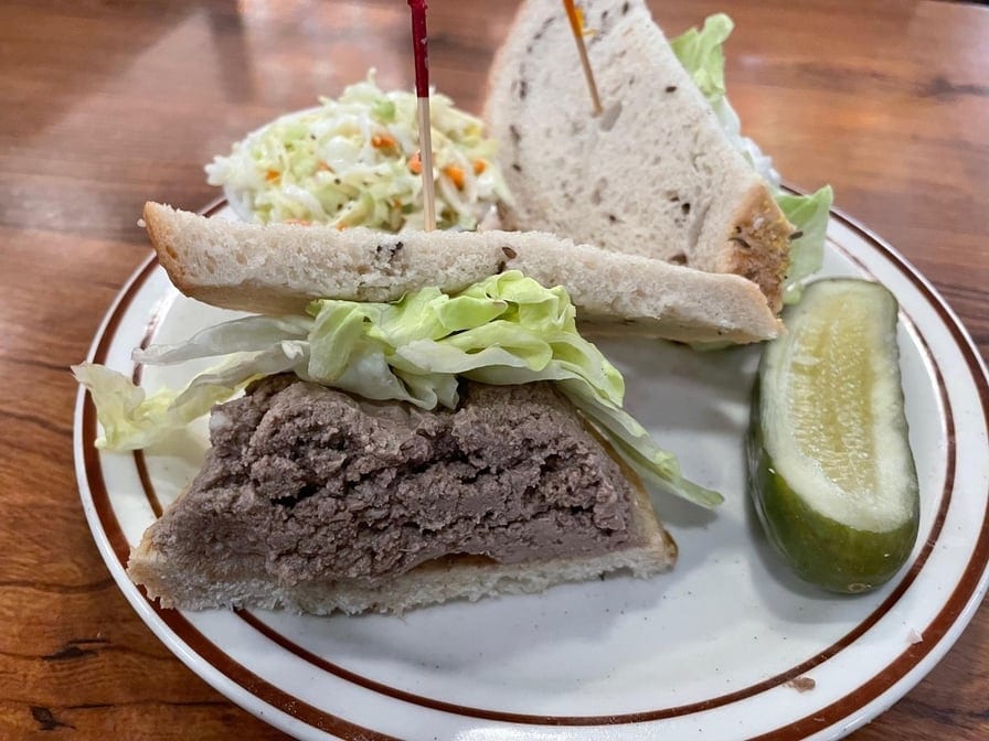 Chopped Liver Sandwich.