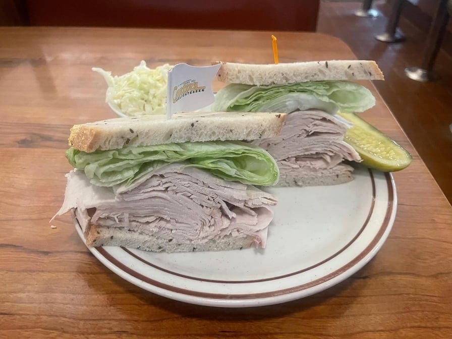 Oven Roasted Turkey Sandwich.