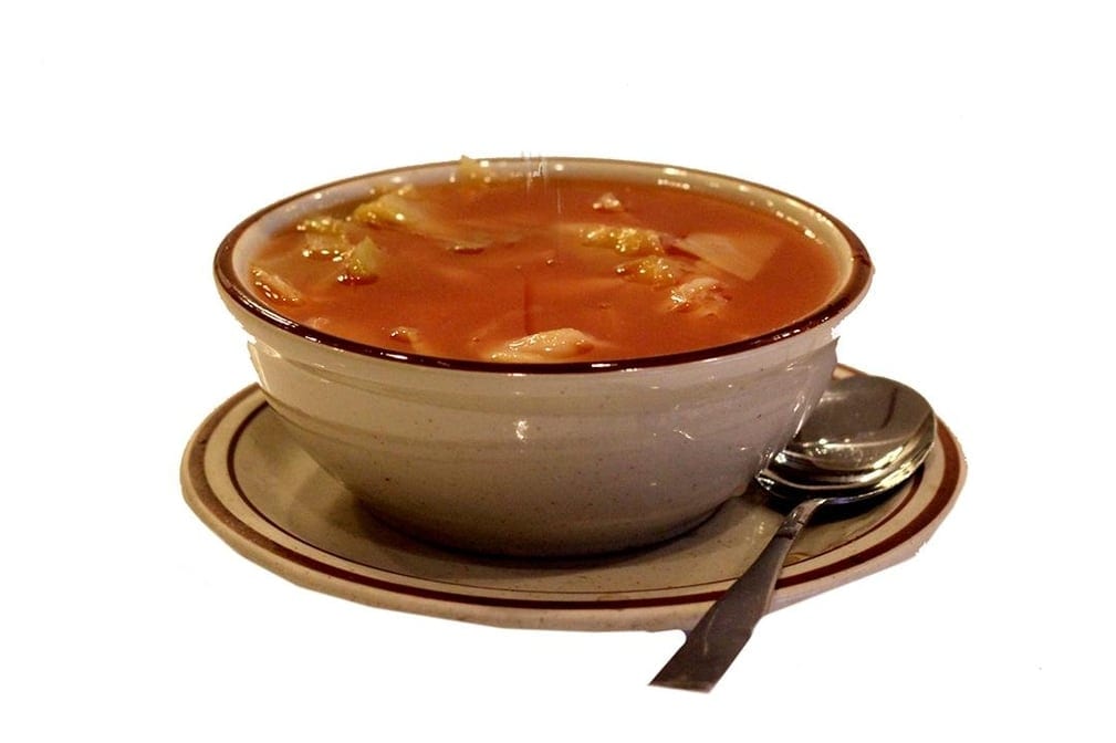 Cabbage Borscht Soup.