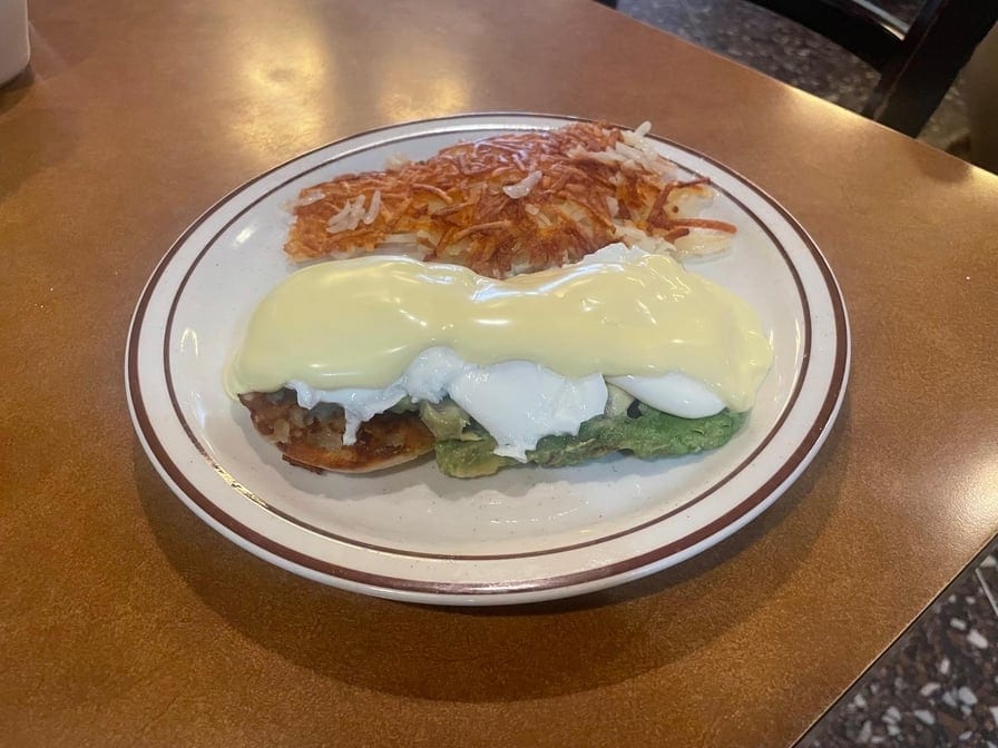 Avocado Benedict.