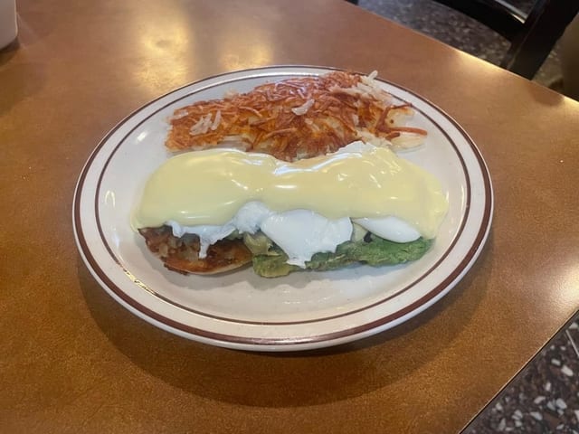 Avocado Benedict.