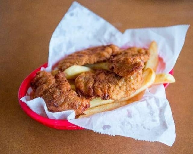 Chicken Tenders Basket.