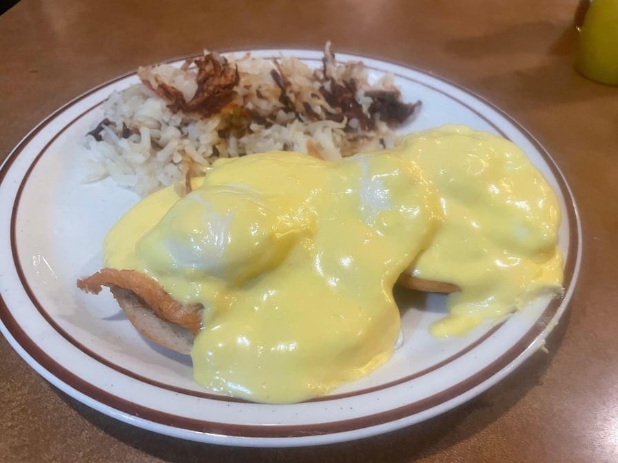 Smoked Salmon Benedict.