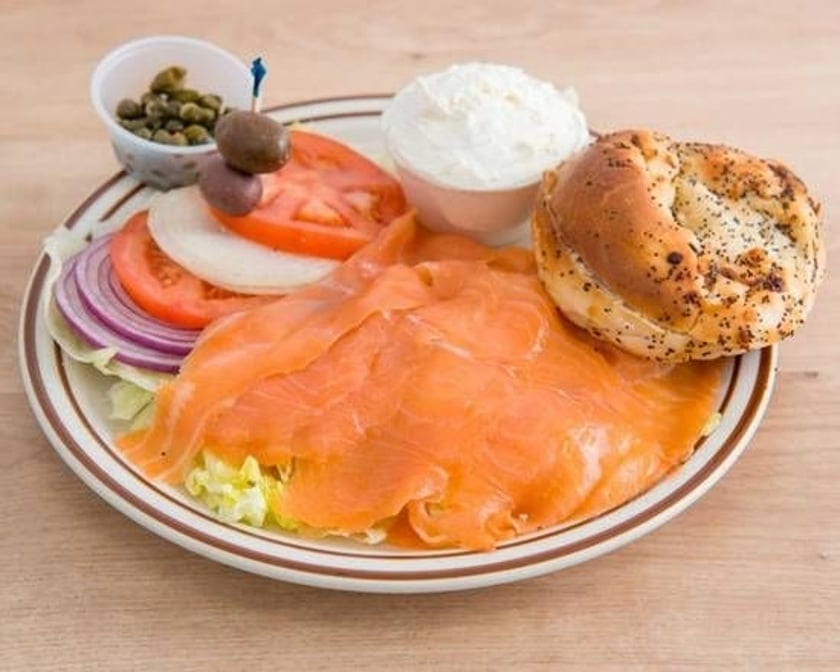 Smoked Salmon Plate.