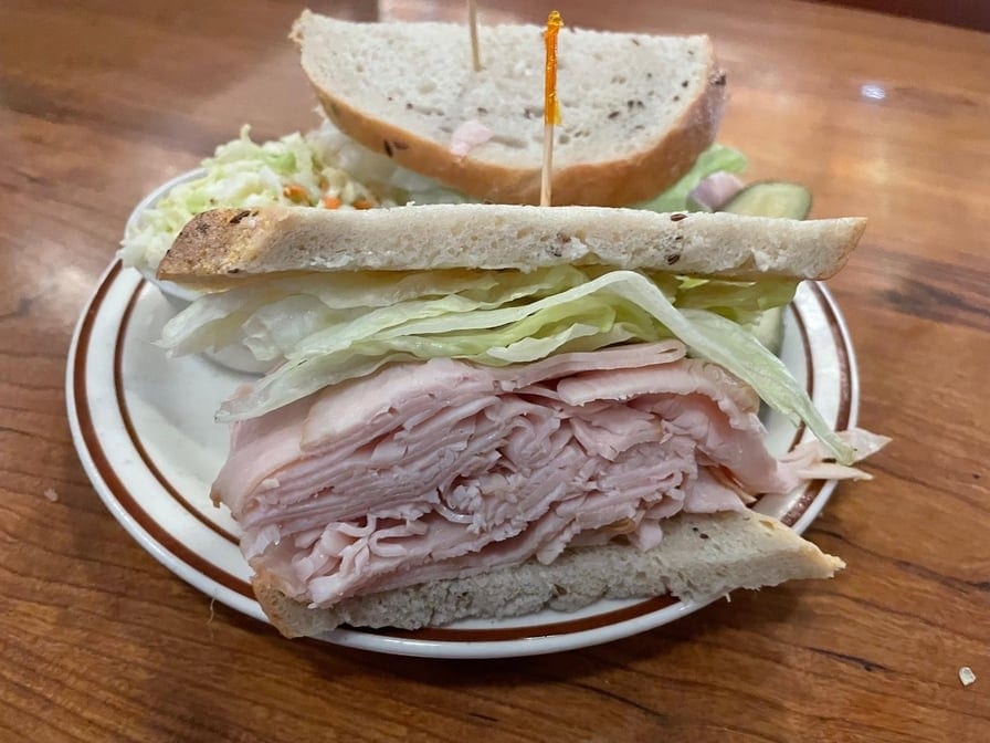 Smoked Turkey Sandwich.