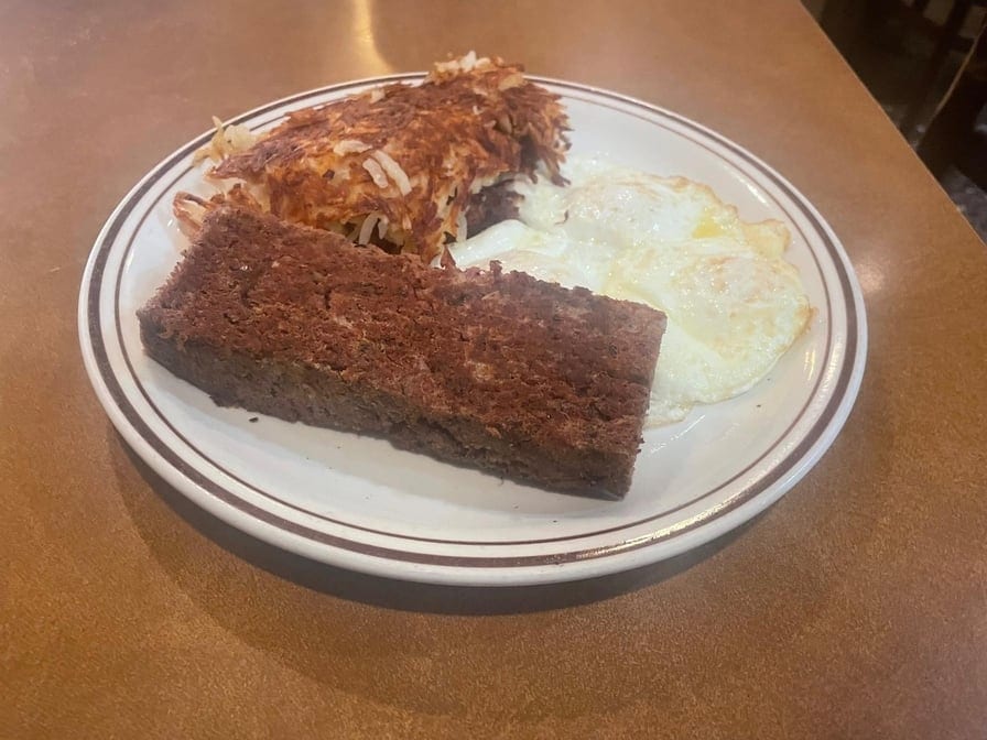 Corned Beef Hash & Eggs.