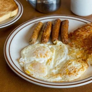 Veggie Sausage & Eggs
