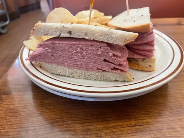 Hard Salami Sandwich.